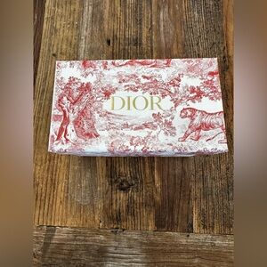 Dior Red and White Toile de Jouy Box
